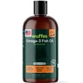 thumbnail image 1 of Wuffes Advanced Omega 3 Fish Oil for Dogs, Natural EPA & DHA Fatty Acids, Supports Healthy Skin and Coat, Joint Nutrition, Digestion & Immune System - 100% Pure Wild Alaskan Fish Oil, 16 Oz, 1 of 8