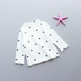 thumbnail image 1 of Wuffmeow Girl Long Sleeve Dot Print Baby Girl T-Shirt Top, 1 of 3