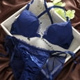 thumbnail image 1 of Wuffmeow Woman Girl Lace Push Up Front Buckle Underwear Lingeries Bra, 1 of 8