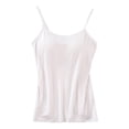 thumbnail image 1 of Wuffmeow Women Camisole Padded Double Layer Wire Free Adjustable Straps Solid Breathable Soft Fitness Active Top, 1 of 4
