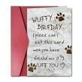 thumbnail image 1 of Wuffy Birthday Card – "WUFF YOU" Funny Dog-Themed Greeting Card – Perfect for Pet Lovers – Includes Envelope, Blank Inside for Personal Messages, 1 of 3