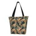 thumbnail image 1 of Vsdgher Camouflage Rabbit print Reusable Shopping Grocery Bags for Women Shopping with Pouch Foldable Pouch Lightweight Polyester Fabric, 1 of 6