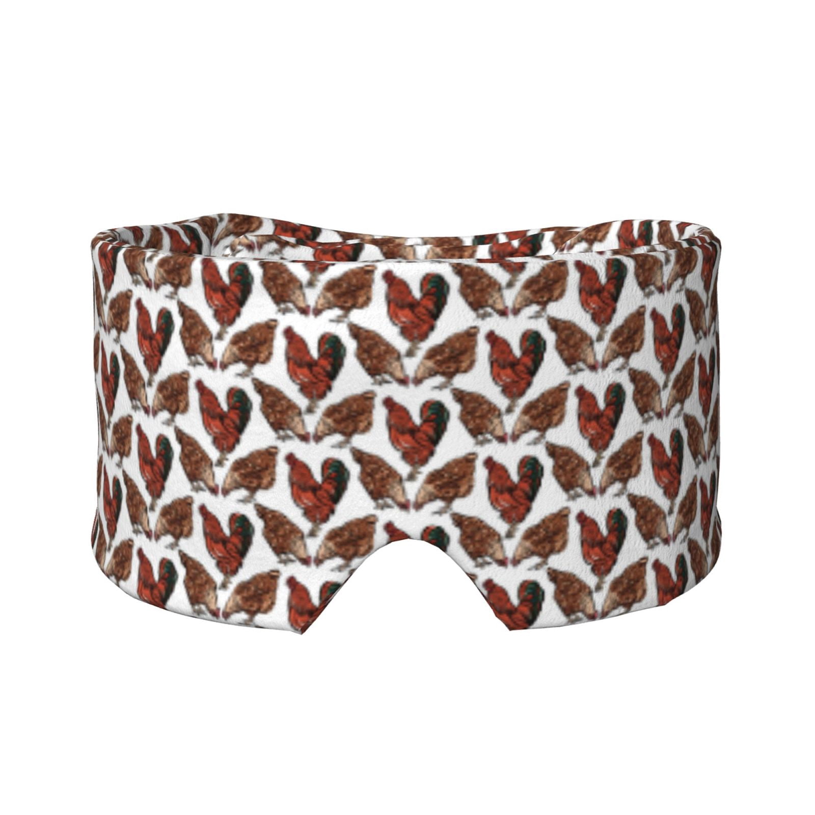 Wukai A Rooster With Chickens Print Sleep Mask - Eye Mask for Sleeping ...