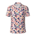 thumbnail image 1 of Wukai Abstract Leopard Print Men’s Polo Shirts,Quick-Dry Athletic Shirt,Classic Fit Shirts-Small, 1 of 8