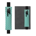 thumbnail image 1 of Wukai Alapaca in Boho Adjustable Elastic Band Leather Pen Holder,Pencil Holder,Pen Sleeve Pouch for Notebooks,Planners,and Books, 1 of 6