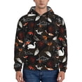 thumbnail image 1 of Wukai Animal Koi Fish Print Men Hoodies Fleece Sweatshirts Long Sleeve Sweaters Pullover Fall Outfits Winter Clothes-4X-Large, 1 of 7