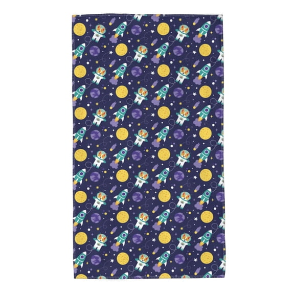 Wukai Astronaut Corgi Lightweight, Quick-Drying Microfiber Towels - Soft and Absorbent for Fitness, Sports, Yoga, Travel, Gym - 2 Pack, Dark Grey