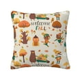 thumbnail image 1 of Wukai Autumn In The Forest Premium Polyester Fleece Pillow Covers with Hidden Zipper Closure,Luxuriously Soft and Durable-18"x18", 1 of 7