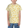 thumbnail image 1 of Wukai Banana Youth Unisex Short Sleeve T-Shirt for Boys, Girls, Teens, and Kids-X-Small, 1 of 7