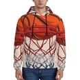 thumbnail image 1 of Wukai Basketball Shot Print Men Hoodies Fleece Sweatshirts Long Sleeve Sweaters Pullover Fall Outfits Winter Clothes-4X-Large, 1 of 7