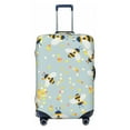 thumbnail image 1 of Wukai Bees Elastic Luggage Cover: Personalized Protection for Your Suitcase - Fits 19~29-inch, Washable & Durable Travel Companion-Large, 1 of 8
