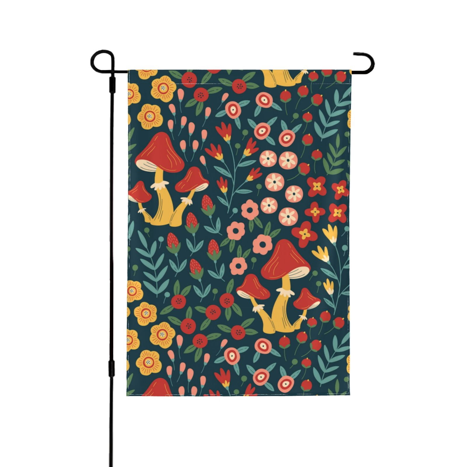 Wukai Berries and Flowers Garden Flags Double Sided Welcome Garden Yard ...