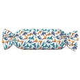 thumbnail image 1 of Wukai Block Dinosaur Print Candy Pillow Cylindrical Pillows Sofa Pillow Neck Hand Support Pillows Including Insert Lumbar Pillows, 1 of 8