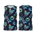 thumbnail image 1 of Wukai Blue Butterfly Men’s Basketball JerseySmall, 1 of 7