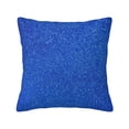 thumbnail image 1 of Wukai Blue Glitter Premium Polyester Fleece Pillow Covers with Hidden Zipper Closure,Luxuriously Soft and Durable-18"x18", 1 of 7