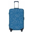 thumbnail image 1 of Wukai Blue Star Print Elastic Luggage Cover: Personalized Protection for Your Suitcase - Fits 19~29-inch, Washable & Durable Travel Companion-Small, 1 of 8
