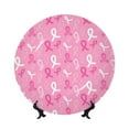 thumbnail image 1 of Wukai Breast Cancer Awareness (3) Print Decorative Plate for Display,Bone China Decorative Plate, Ceramic Dinner Plate with Stand, Vertical Ceramic Plate-8in, 1 of 6