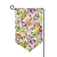 thumbnail image 1 of Wukai Butterflies2 Print Garden Flag 12.5x18 Inch Double Sided Sun-resistant Rain-resistant, Wrinkle-resistant Colorfast(Only Flag), 1 of 7