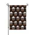 thumbnail image 1 of Wukai Butterfly Skull Garden Flags Double Sided Welcome Garden Yard House Flags Outside Outdoor House (Only Flag), 1 of 8