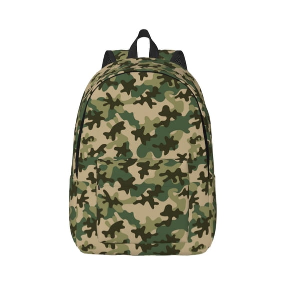 Wukai Camouflag Paper Reusable Cosmetic bag,Travel Toiletry Organizer Capacity,Waterproof Puzzle Bags