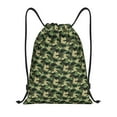 thumbnail image 1 of Wukai Camouflage Dinosaur Drawstring Backpack Bag Sport Gym Sackpack Large Size String Backpack Cinch for Women Men-Small, 1 of 6