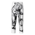 thumbnail image 1 of Wukai Capybara Riding Bicycle Print Teenagers' Pajama Pant Sleep Pajama Lounge Pant PJ Bottoms with Pockets and Button Fly(Available in Big & Tall)-Large, 1 of 6