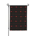 thumbnail image 1 of Wukai Cardiogram and Heart Garden Flags Double Sided Welcome Garden Yard House Flags Outside Outdoor House (Only Flag), 1 of 8