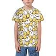 thumbnail image 1 of Wukai Cartoon Chicken Youth Unisex Short Sleeve T-Shirt for Boys, Girls, Teens, and Kids-X-Small, 1 of 7