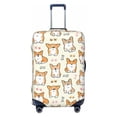thumbnail image 1 of Wukai Cartoon Corgi Elastic Luggage Cover: Personalized Protection for Your Suitcase - Fits 19~29-inch, Washable & Durable Travel Companion-Medium, 1 of 8