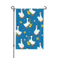 thumbnail image 1 of Wukai Cartoon Goose Garden Flags Double Sided Welcome Garden Yard House Flags Outside Outdoor House (Only Flag), 1 of 8