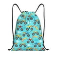 thumbnail image 1 of Wukai Cartoon Monster Truck Drawstring Backpack Bag Sport Gym Sackpack Large Size String Backpack Cinch for Women Men-Small, 1 of 6