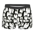 thumbnail image 1 of Wukai Cartoon Penguin Print Men’s Underwear Breathable Boxer Briefs,&nbsp;Moisture Wicking & Breathable-XX-Large, 1 of 7