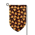 thumbnail image 1 of Wukai Cartoon Pizza Print Garden Flag 12.5x18 Inch Double Sided Sun-resistant Rain-resistant, Wrinkle-resistant Colorfast(Only Flag), 1 of 7