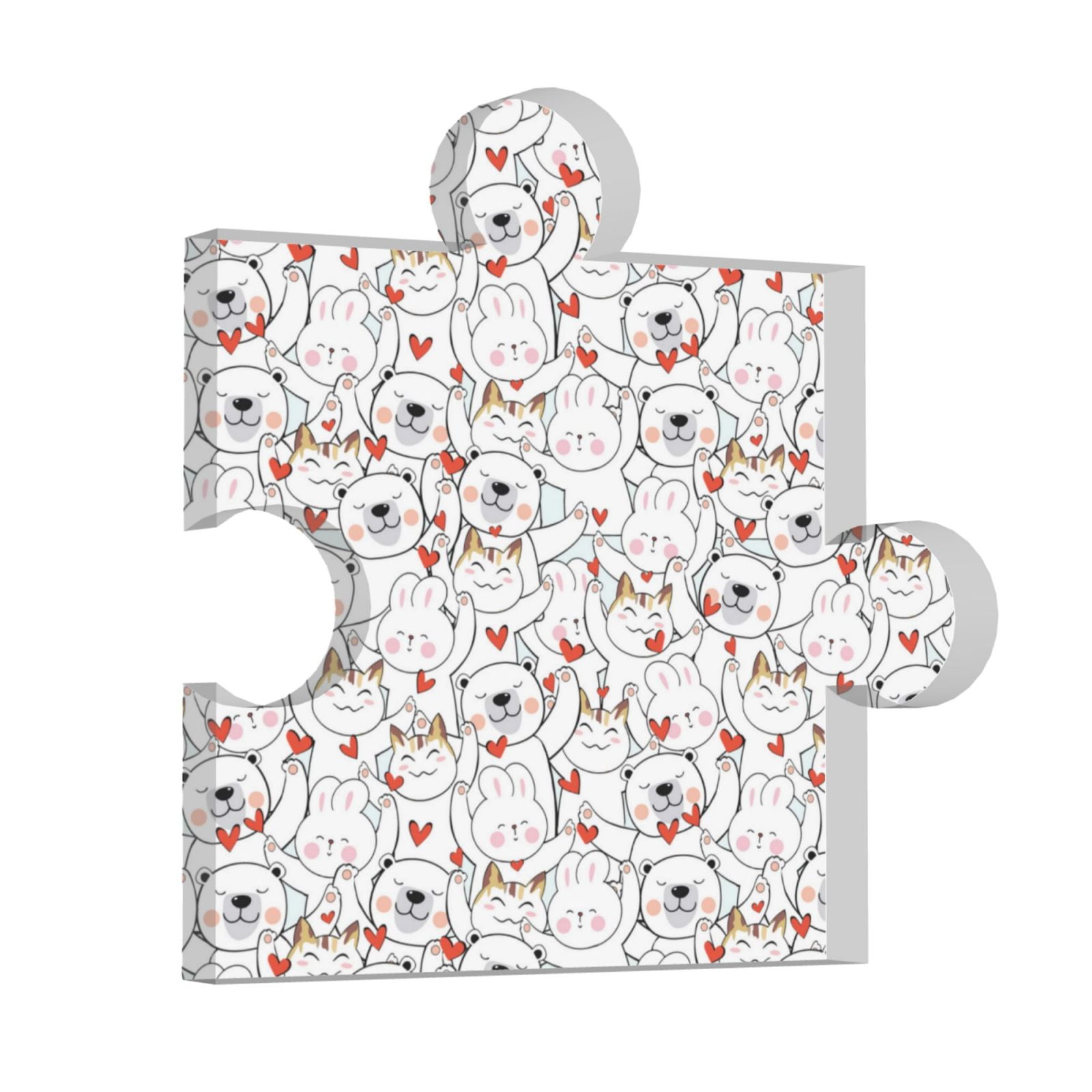 Wukai Cat Bear Rabbit Print Elegant Acrylic Gift Decorations Perfect ...