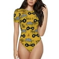 thumbnail image 1 of Naloa Modern Truck Women's Short-Sleeved Onesie, One-Piece Swimsuit for Parties, dates, clubs - XX-Large, 1 of 9