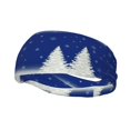thumbnail image 1 of Wukai Christmas Fir Tree Sports sweatband,Men & Women Sweatband Headband for Running, Cross Training, Racquetball, Working Out, 1 of 7
