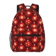 thumbnail image 1 of Wukai Christmas Red Balls Laptop Backpack Casual Travel Backpack Large School Bag for College, Business,Travel-One Size, 1 of 5