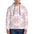 thumbnail image 1 of Wukai Christmas Snowflakes Print Men Hoodies Fleece Sweatshirts Long Sleeve Sweaters Pullover Fall Outfits Winter Clothes-Medium, 1 of 7