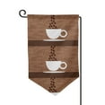 thumbnail image 1 of Wukai Coffee Cafe Cup Print Garden Flag 12.5x18 Inch Double Sided Sun-resistant Rain-resistant, Wrinkle-resistant Colorfast(Only Flag), 1 of 1