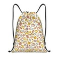 thumbnail image 1 of Wukai Coffee Donuts Drawstring Backpack Bag Sport Gym Sackpack Large Size String Backpack Cinch for Women Men-Small, 1 of 6