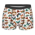 thumbnail image 1 of Wukai Colorful Butterfly Print Men’s Underwear Breathable Boxer Briefs,&nbsp;Moisture Wicking & Breathable-XX-Large, 1 of 7