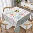 thumbnail image 1 of Wukai Colorful Butterfly Waterproof Tablecloth for Kitchen Dining, Fits Square Tables for 2-4 Seats -60"x60", 1 of 7