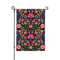 thumbnail image 1 of Wukai Colorful Floral Embroidery Mexican Garden Flags Double Sided Welcome Garden Yard House Flags Outside Outdoor House (Only Flag), 1 of 8