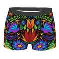 thumbnail image 1 of Wukai Colorful Floral Print Men’s Underwear Breathable Boxer Briefs,&nbsp;Moisture Wicking & Breathable-Large, 1 of 7