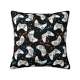 thumbnail image 1 of Wukai Cool Gamepad Premium Polyester Fleece Pillow Covers with Hidden Zipper Closure,Luxuriously Soft and Durable-12"x12", 1 of 7