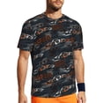 thumbnail image 1 of Wukai Cool Sports Car Print Men's Short-Sleeved Mesh T-Shirt,Quick-Dry Short Sleeve Workout T-Shirt-6X-Large, 1 of 8