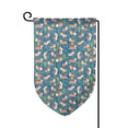thumbnail image 1 of Wukai Corgi with Flowers Print Garden Flag 12.5x18 Inch Double Sided Sun-resistant Rain-resistant, Wrinkle-resistant Colorfast(Only Flag), 1 of 7