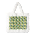 thumbnail image 1 of Wukai Corn On The Leaves Print Plush Underarm Bag, Ladies Fluffy Shoulder Bag, Women Furry Flower Tote Bag Plush Handbag for Autumn and Winter, 1 of 7