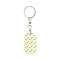 thumbnail image 1 of Wukai Corn Print Rectangular Metal Keychain: Sleek and Durable Key Ring for Securely Holding Keys Perfect for Everyday Use, 1 of 5