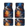 thumbnail image 1 of Wukai Cosmic Dog Starry Night Print Car Foot Mat Set of 4 Pieces, Anti-Slip Neoprene Auto Floor Mats Carpet, Universal Fit Automotive Floor Foot Mats Set for SUV, Van, Trucks, 1 of 6